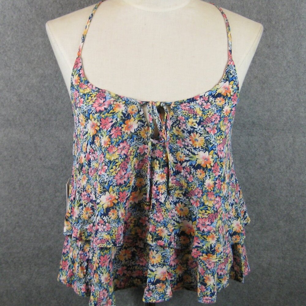 Kingston Grey Tank Top XS Floral